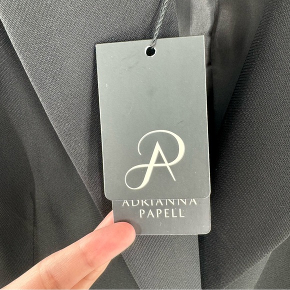 New! Adrianna Papell Twill One Butter Blazer Size Small - Picture 9 of 11